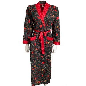 Diane von Furstenberg Quilted Vintage Bathrobe Vintage 80s